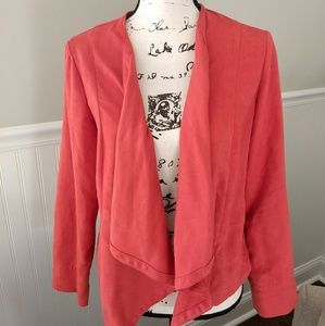 Chico's coral jacket/ top size 0
